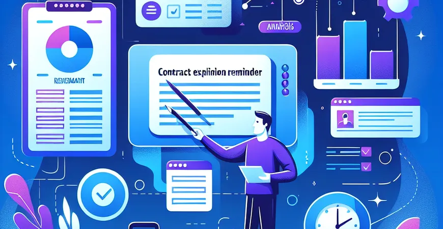 什么是 HRM 工具的合同到期提醒？续签管理流程解析